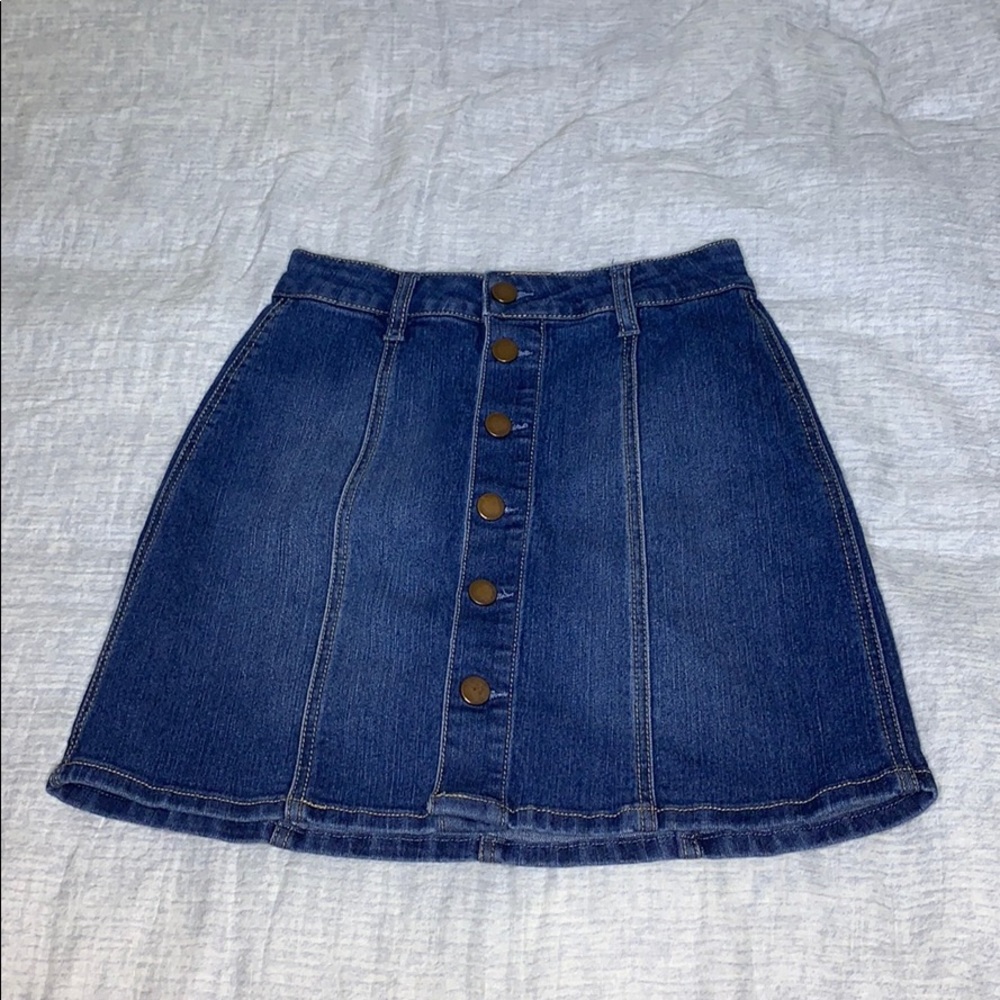 jean Skirt